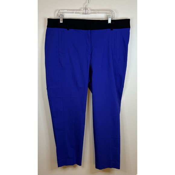 LANE BRYANT The Lena Ankle Pant 20 Moderately Curvy Cobalt Blue Stretch Comfort - Picture 1 of 11